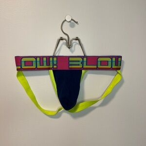 Andrew Christian ‘Blow’ Jock Thong w/ Almost Naked - Dark Purple (Medium)